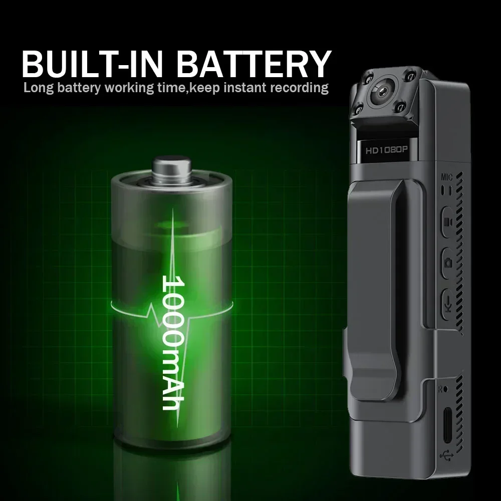 NEW Wifi Hotspot Mini Camera 1080P Portable Recorder Body Camera Night Vision DVR Miniature Camcorder BodyCam Digital Video