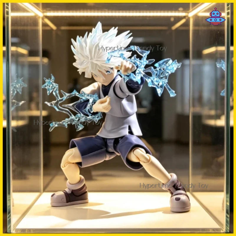 

New Hot SHF HUNTER×HUNTER Killua & Gon Character Figures 1/12 Scale Desktop Ornament Trendy Toy Set Fan Collectible Gifts