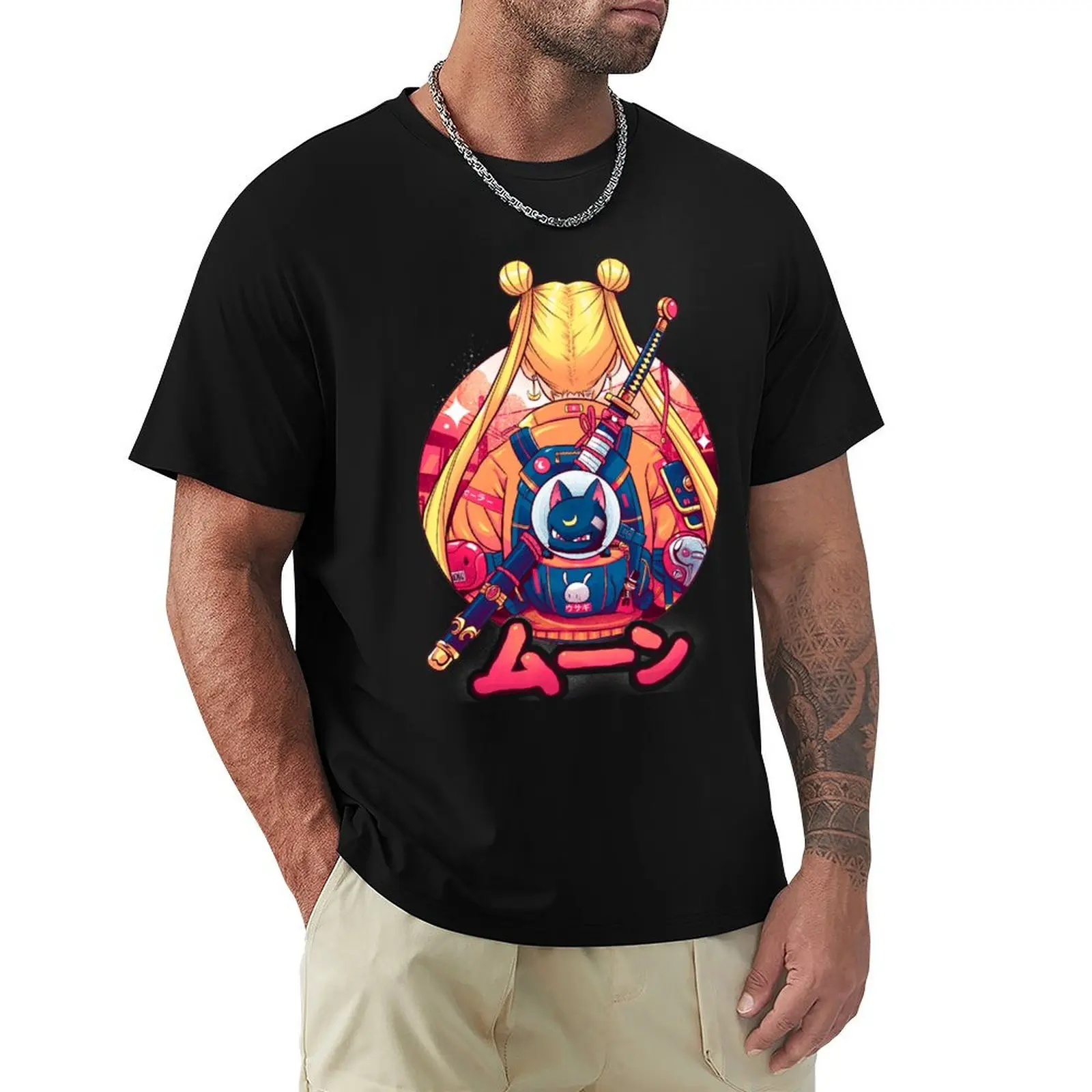 

Winter Moon Classic T-Shirt sublime Aesthetic clothing T-shirts for men cotton
