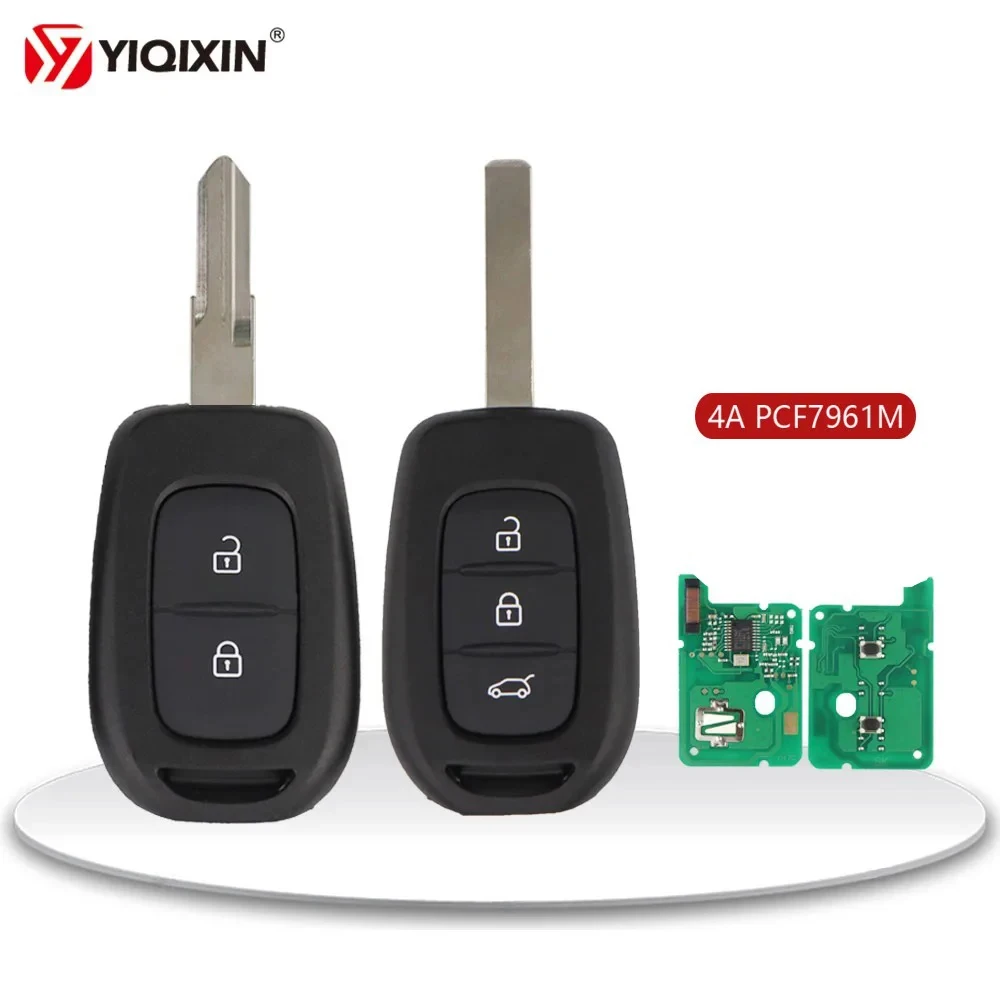 

Remote Car Key For Renault Clio 4 Duster Sandero Symbol Kwid Dacia Logan Lodgy Dokker Trafic Master 433MHz 4A Chip No Logo Blade