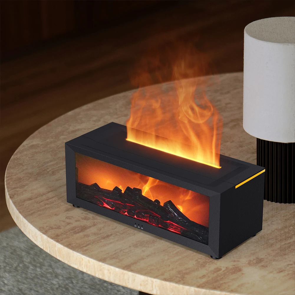 Schlafzimmer Anhaltende Duft Maschine Timing Simulierte Flamme Aromatherapie Maschine Aroma Luftbefeuchter Desktop Aromatherapie Diffusor