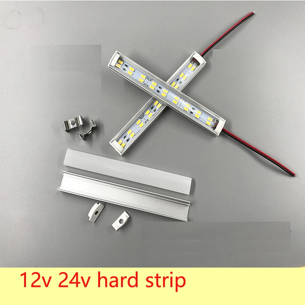 2pcs LED Bar Tube Light 12V 24V Red Green Blue 4000k 9CM 14CM 3W 5W LED Hard Strip for Showcase Machine Board Factory Equipment