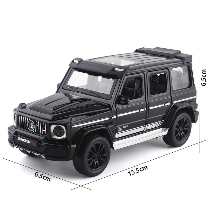 1/32 G700 Alloy Car Model Simulation Toy Diecast Vehicles Off-road SUV With Sound N Light Collectible Kids' Gift