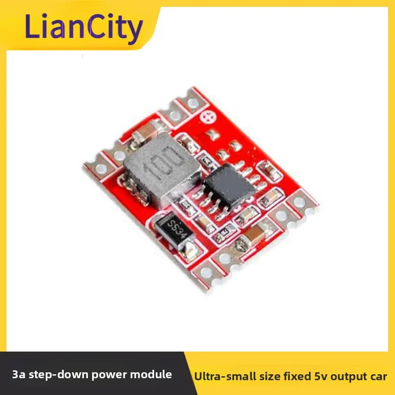 8 Pin Hole 3A Voltage Reduction Power Supply Module, Ultra Small Size Fixed 5V Output Car Power Module