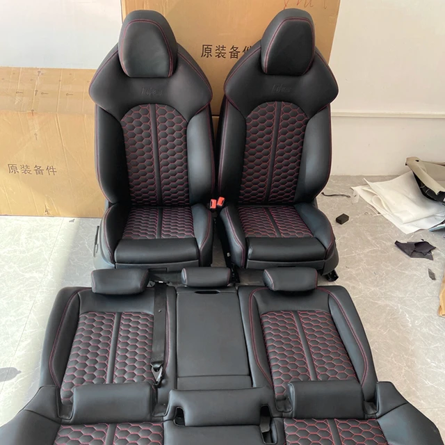 A3 A4 A5 A6 A7 A8 Q3 Q5 Q7 carbon fiber bucket seat For all Audi to RS Car accessories racing sports seats custom leather design AliExpress