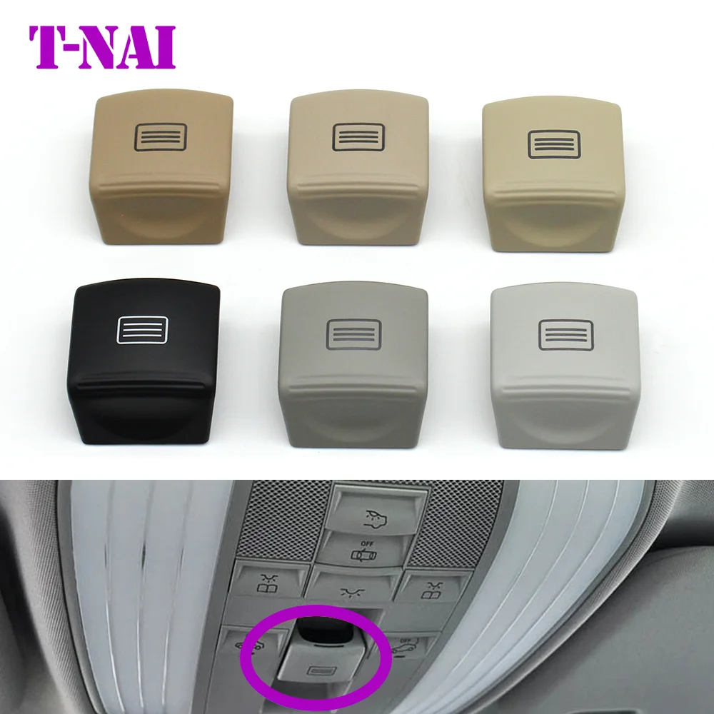 Car Sunroof Window Switch Button Cover Trim Replacement For Mercedes Benz E Class W212 2009-2016 21290644019051 21290644018N96