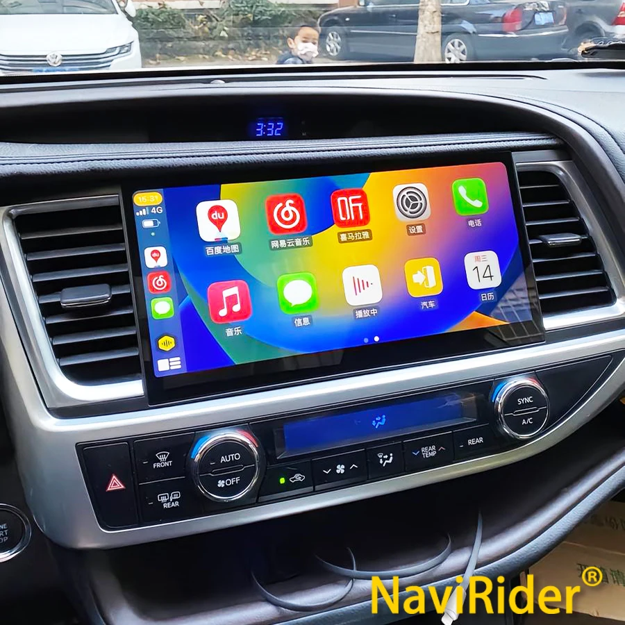 

12.3" Smart Screen Android 14 For Toyota Highlander 2015-2020 KLUGER Car Multimedia Video Player Radio GPS Navigation Carplay 4G