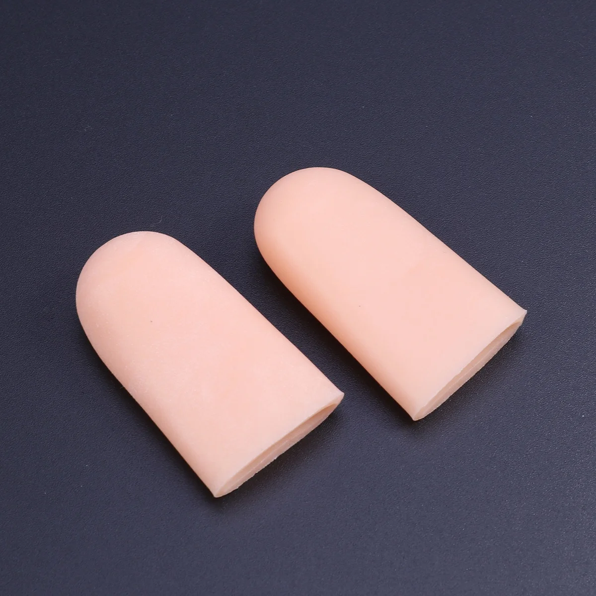 

4 шт., массажные защитные рукава для пальцев ног, гелевая подушка для облегчения боли, мозолей, мозолей, молотков, цвет кожи, гелевые рукава для пальцев