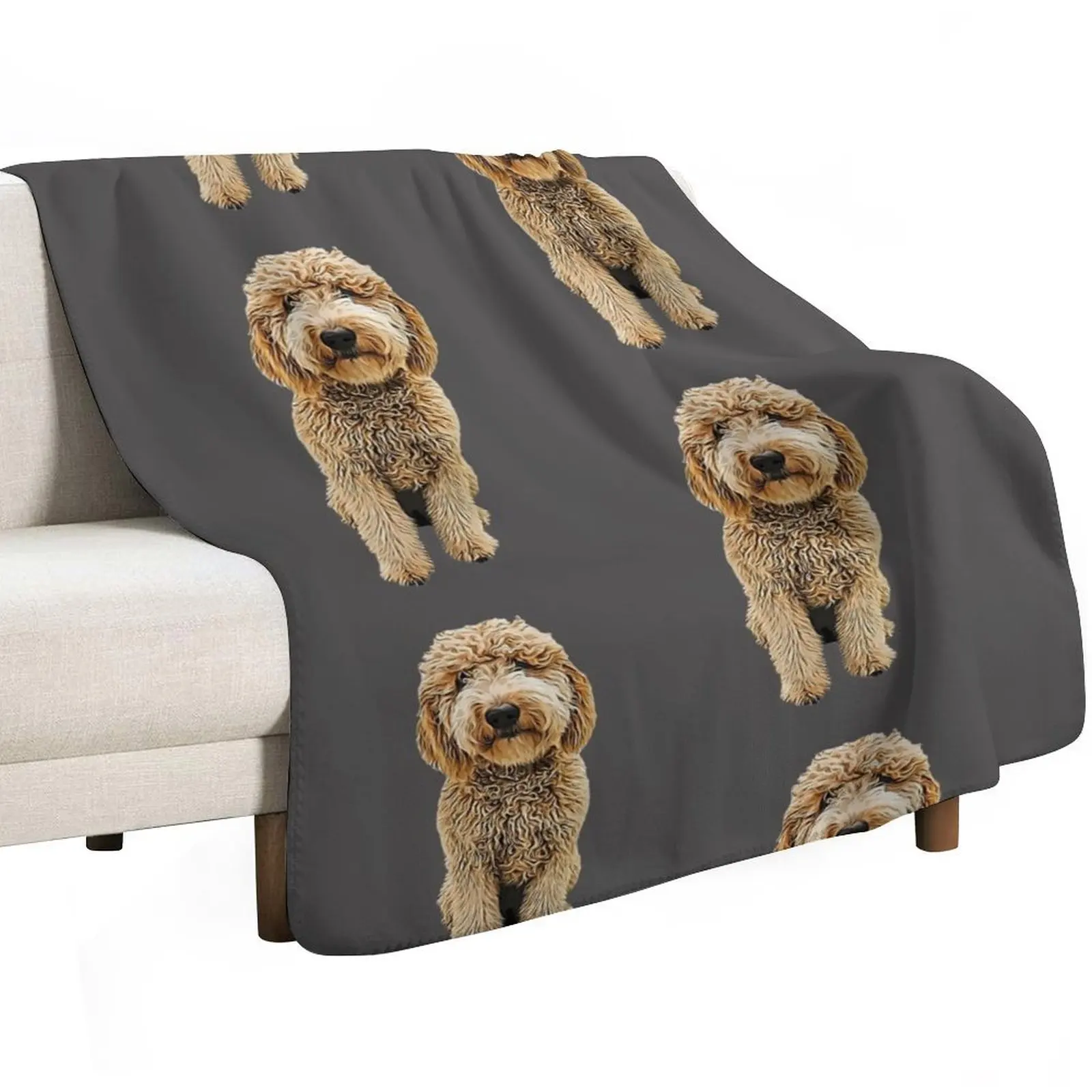 Labradoodle Golden Doodle Throw Blanket Beautifuls Summer for sofa halloween Stuffeds Comforter Blankets