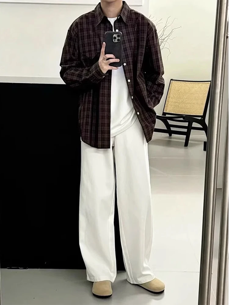 

Cleanfit Men's Fce Lined Bootcut Jeans Straight Leg American Retro Bend Knife Pants Winter Wear Youth Faion Polyester Co...