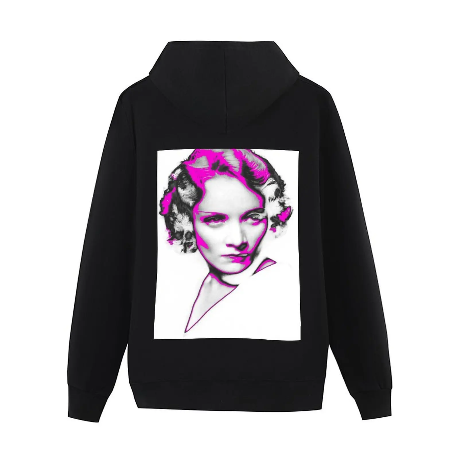 ملابس Marlène Dietrich in the Pink Hoodie للرجال على الطراز الكوري وسترة الخريف للرجال بقلنسوة يابانية