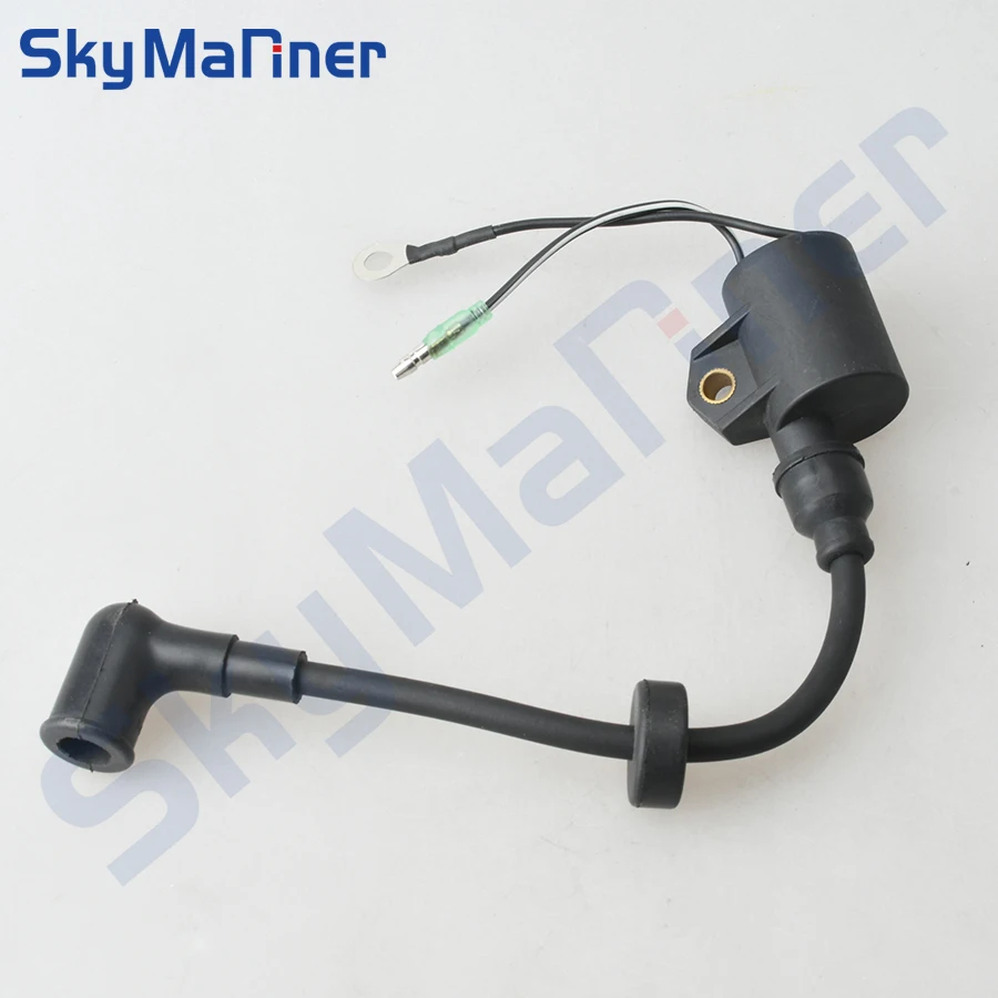 6H5-85570-00 Ignition Coil For Yamaha Outboard Motor 2T 40HP 48HP 50HP 2 Stroke 3 Cylinder L3 6H5-85570 Boat Engine parts