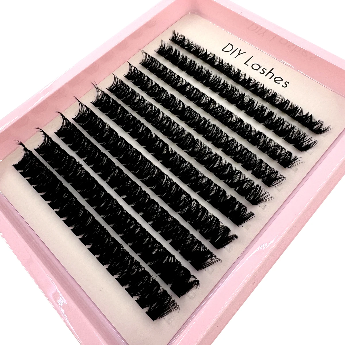 40D-100D つけまつげ 200 バンドルナチュラル拡張 3D ロシアンカールまつげクラスターメイクアップ