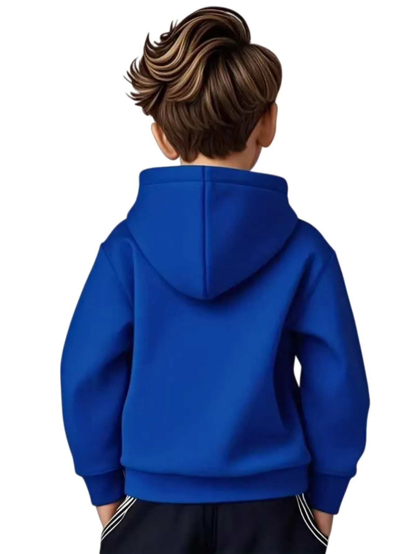 كاندي الزنجبيل 67 طباعة هوديس متعة صبي فتاة طويلة الأكمام ستة سبعة عيد الميلاد هودي جولة الرقبة هدايا حفلة عيد الميلاد الاطفال هوديي #4