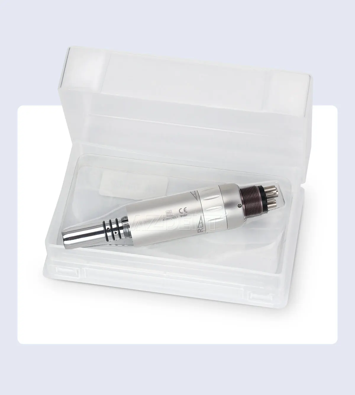 AZDENT Dental-Handstück mit niedriger Geschwindigkeit, Winkelstück, interner Wasserspray-Druckknopf, 4 Löcher, Luftmotor, Zahnmedizin-Werkzeug, Instrument – Detail 17