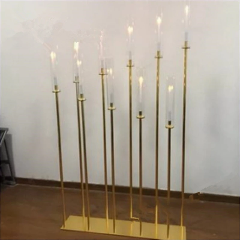 

5pcs)Factory Hot selling acrylic crystal wedding backdrop poles candlestick wedding decoration senyu2207