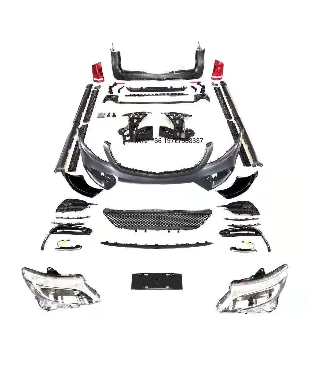 

W447 Body Kits Fit for V-class V260 Metris/ 447 Vito to A-style Body Kits PP Material V-class Body Kits