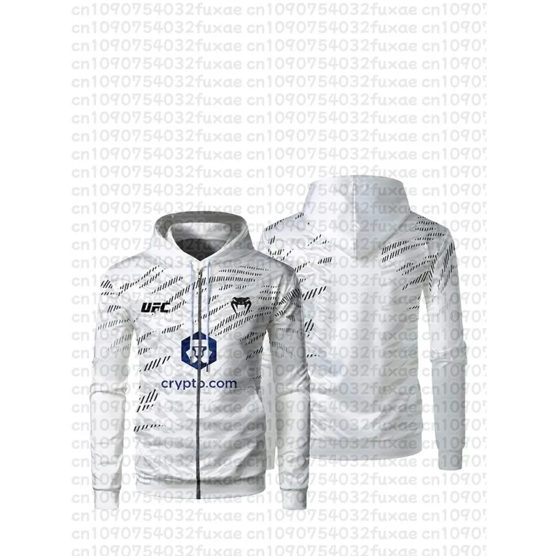 

25 Autumn And Winter Best-Selling Extreme Sports UFC Boxing Gold Hooded Sweatshirt Men's And Women's Quick Drying Plus Size MOTO