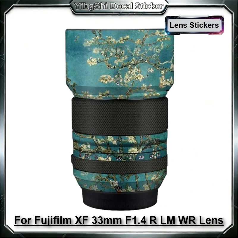

Защитная наклейка для объектива Fuji XF33F1.4, защитное покрытие для корпуса объектива Fujifilm XF 33mm F1.4 R LM WR, защита от царапин