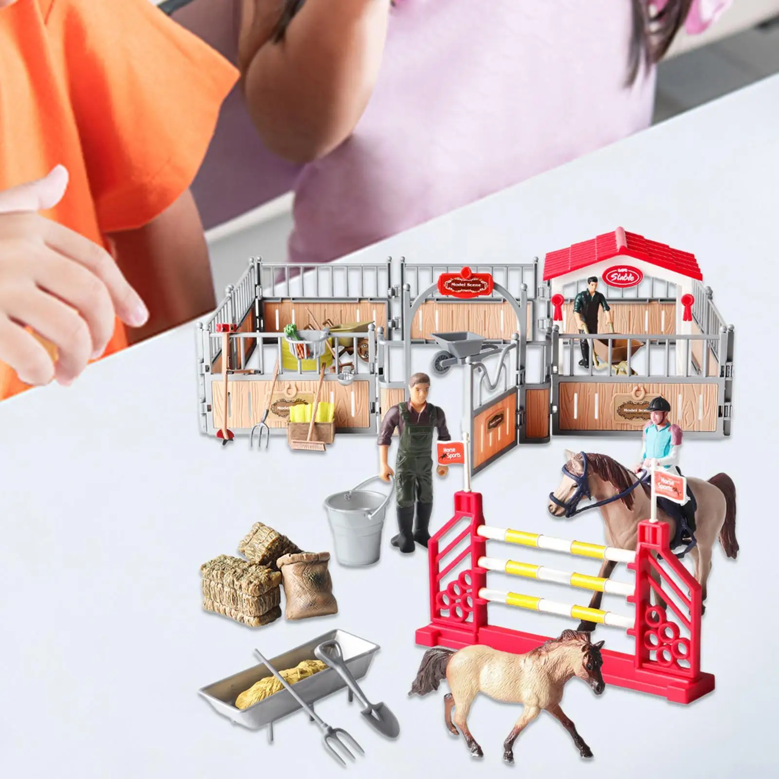 

Horse Playset Toy Barn Toy for Ages 3 4 5 6 7 8 Years Old Kids Baby