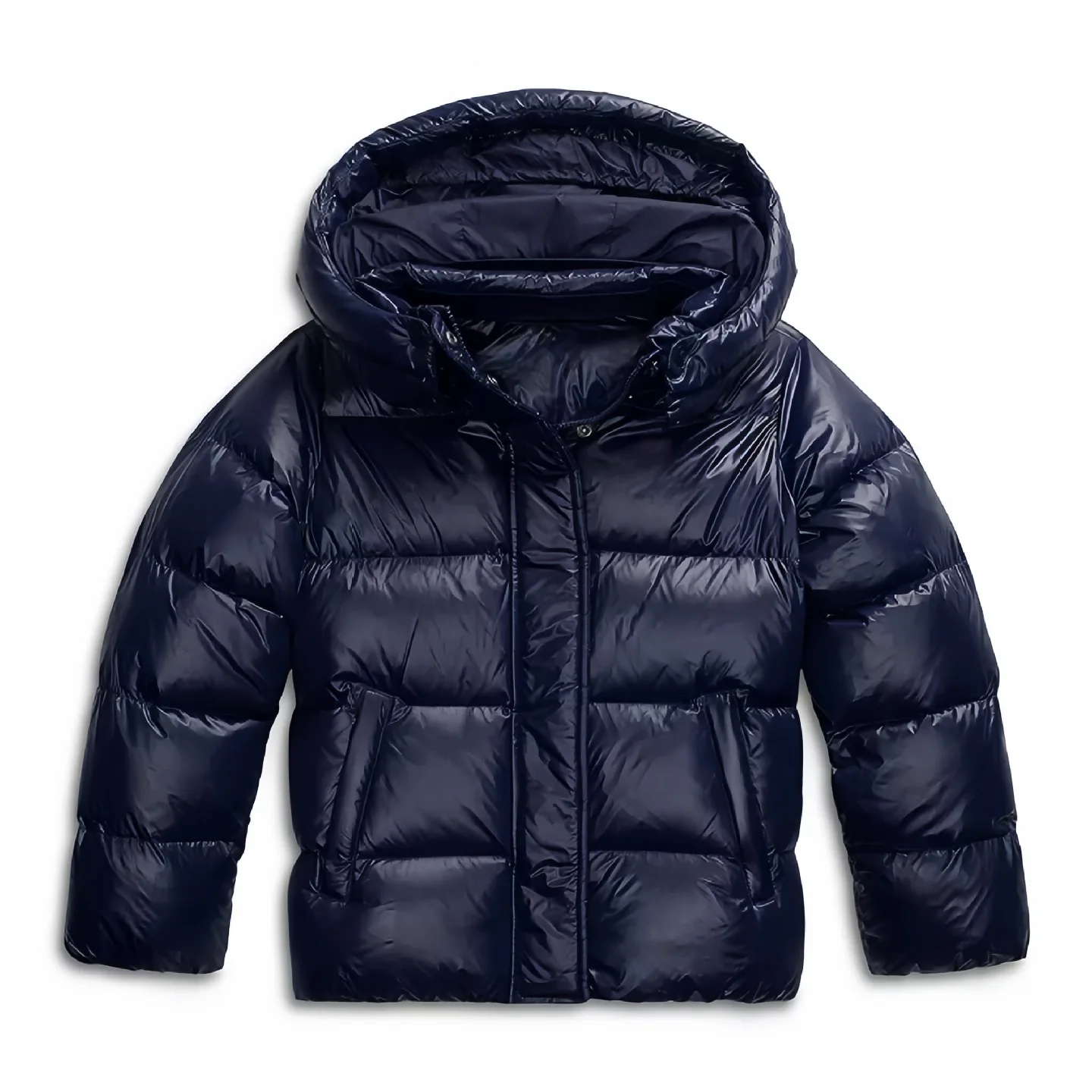 2025 Winter Cotton Jacket for Women with Hood Solid Color Women's Cold-Proof Cotton Coat