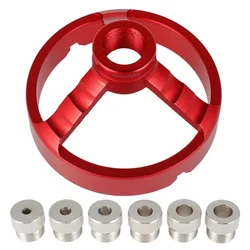 Aluminum Alloy Hole Puncher Locator Jig 90 Degree Centering Drill Guide 5/6/7/8/9/10mm Hinged Hole Opener Woodworking Tools Punc