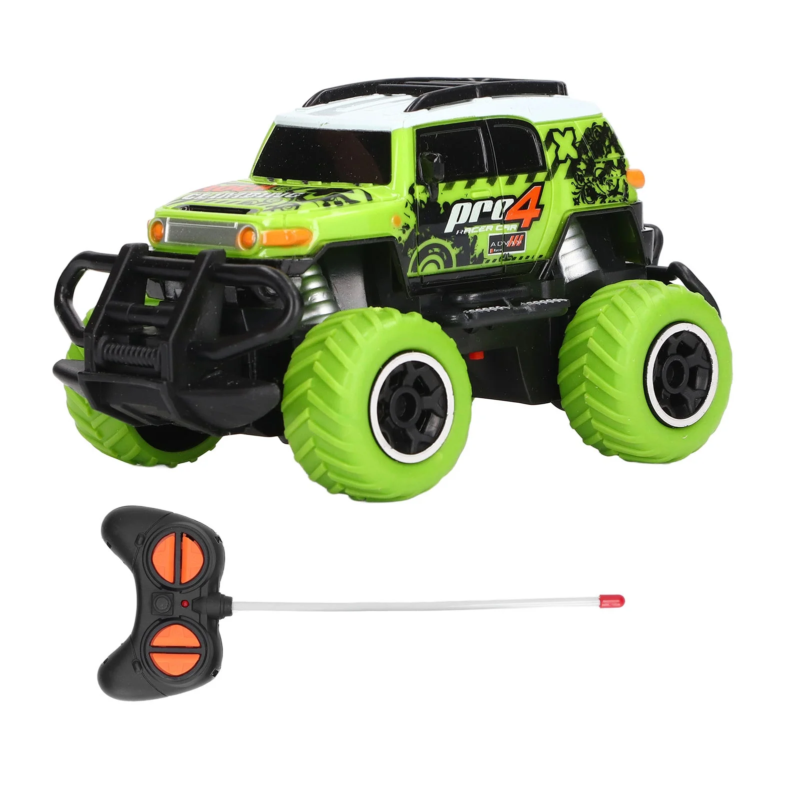 1:43 RC Mini Car Scrawl Cute Appearance Strong Friction Portable Off Road Remote Control Car