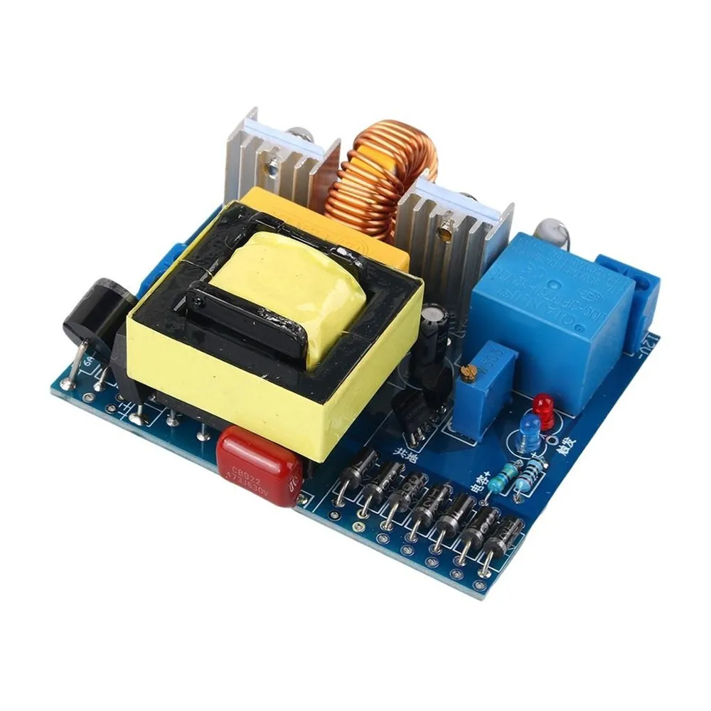 ZVS Boost Charger Board DC 12V to DC 200‑500V 220W High Voltage Step‑up Module Full‑charge Auto‑Stop Adjustable Cut‑off Voltage
