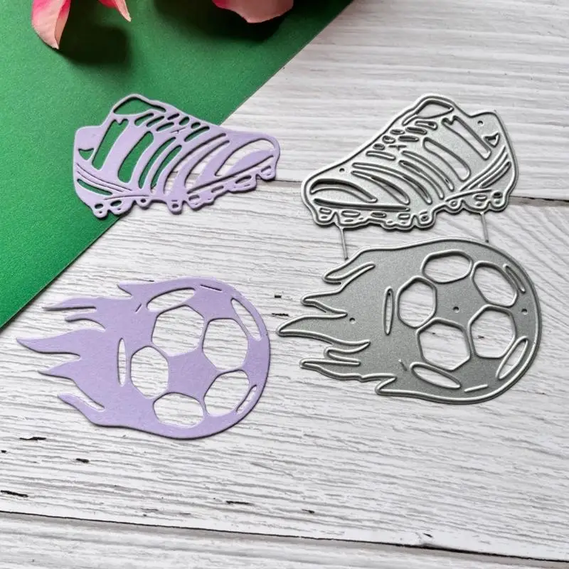 Kxra Football Metal Rutcure Dies Scrapbooking Stencil Die Cuts Card, выборная DIY