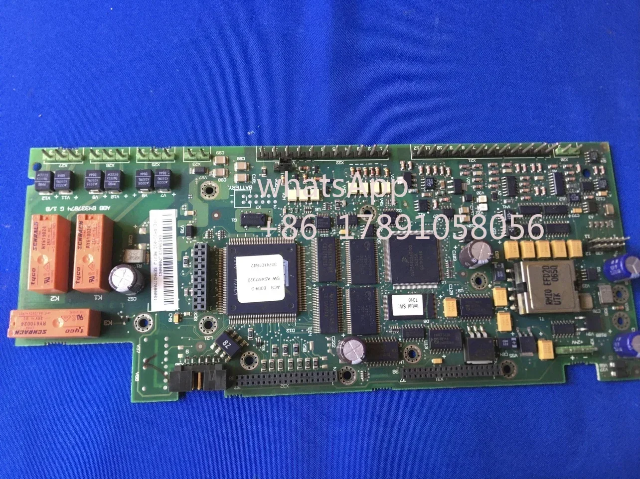 Second hand RMIO-01C  Frequency Converter ACS800 Mainboard IO Board Control Board Terminal Board Card CPU Communication