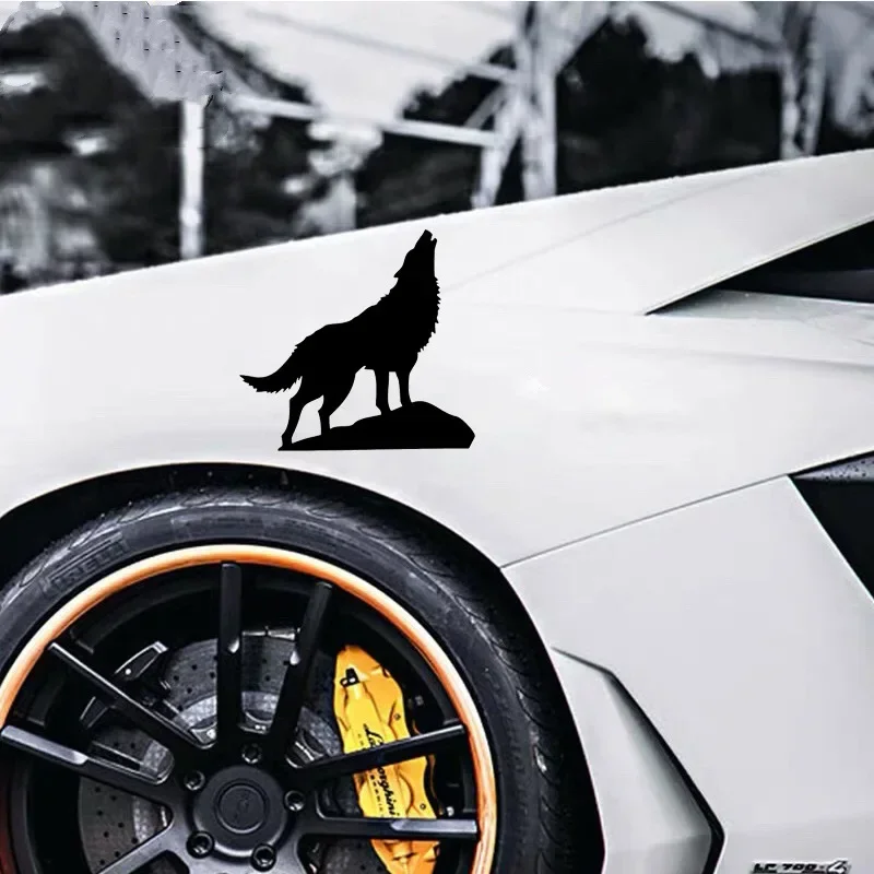 

12x12 см Волк Говл персонализированные автомобильные наклейки окна кузова мотоцикла спереди и сзади декоративные виниловые наклейки из ПВХ авто Декор аксессуары