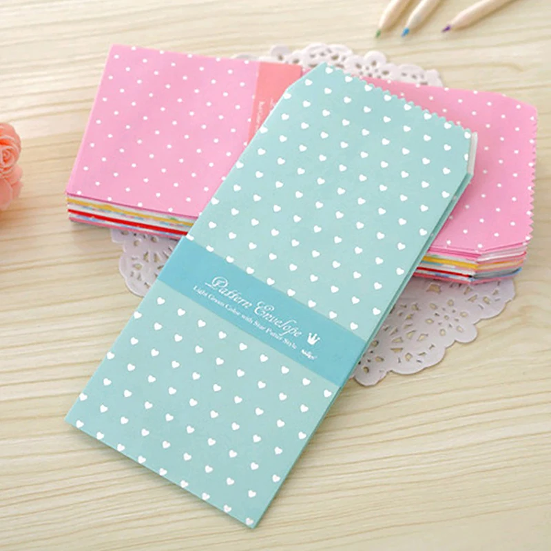 5 Pack Candy Color Mixed Envelopes Save Cash Budget Message Envelope Packaging Gift DIY Money Organizer Home Office