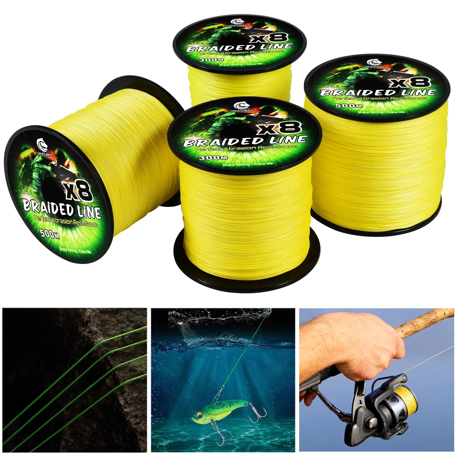 YACUMA 328YDS/546YDS X8 Gefloc – Monofilament Line Bewertung und Preis