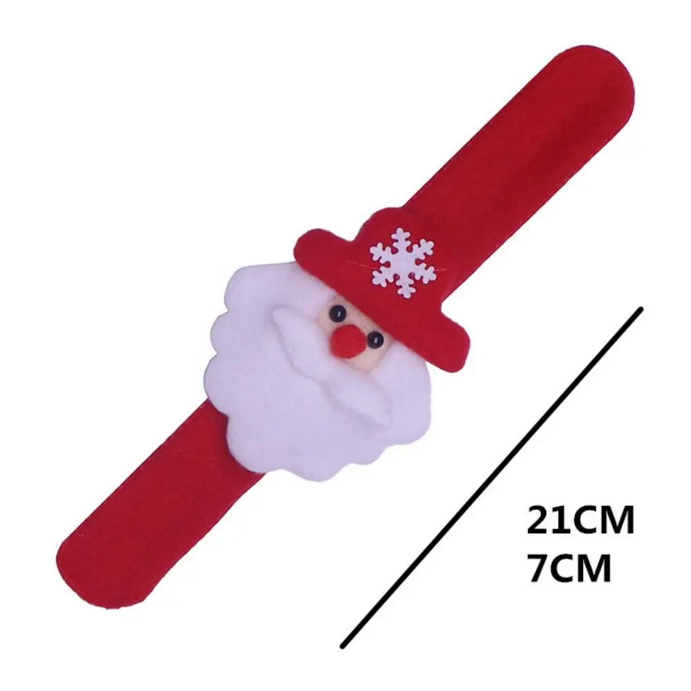 

Nonwovens Christmas Clap Circle Christmas Cotton Christmas Pop Circles Cute Santa Claus Christmas Toys Hand Ring Home Party