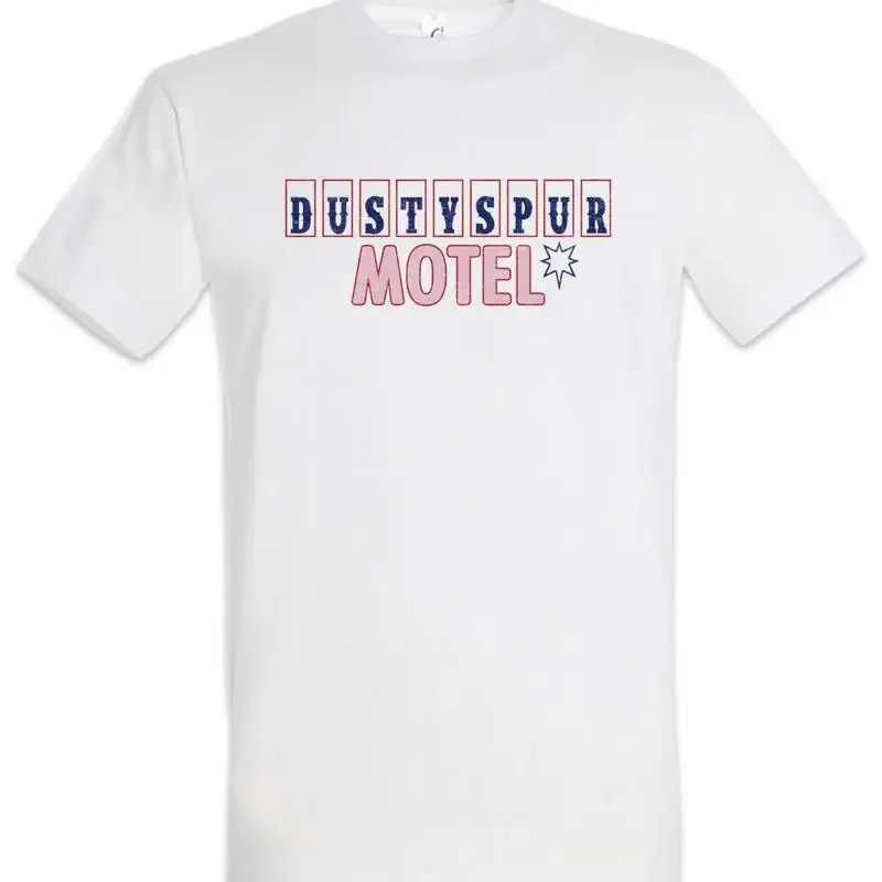 Dustyspur Motel T Shirt Glow Symbol Movie Sign Logo Hotel Series Zoya Sylvia