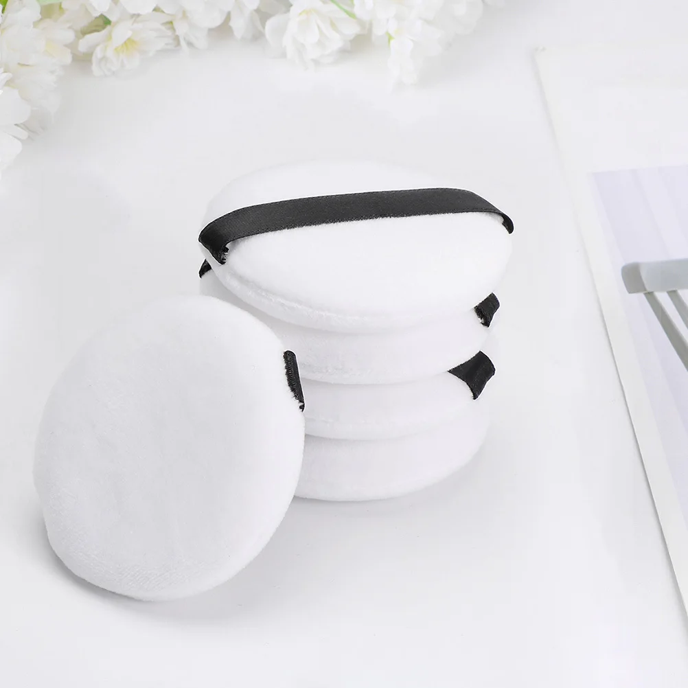 20Pcs 페이스 메이크업 파우더 패드 여성을위한 작은 부드럽고 편안한 화장품 애플리케이터 도구 자연 마무리 메이크업