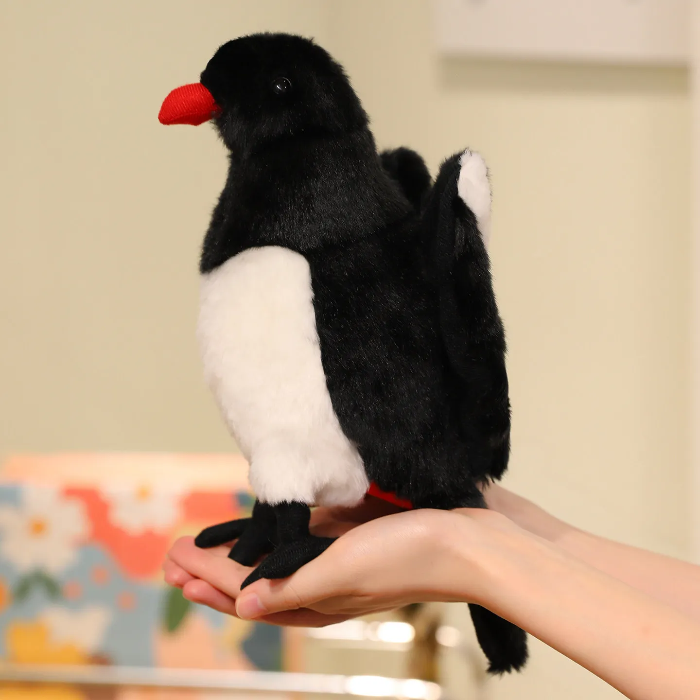 

22/30CM Simulation Eurasian Magpie Plush Toys Soft Stuffed Animal Lifelike Bird Doll Nice Home Decoration Gifts