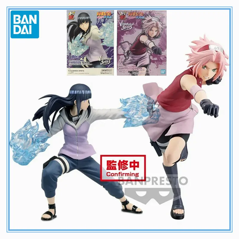 

Original Genuine Banpresto Naruto Hyuga Hinata Haruno Sakura Bandai Anime Model Toys Action Figure Gifts Collectible Ornaments