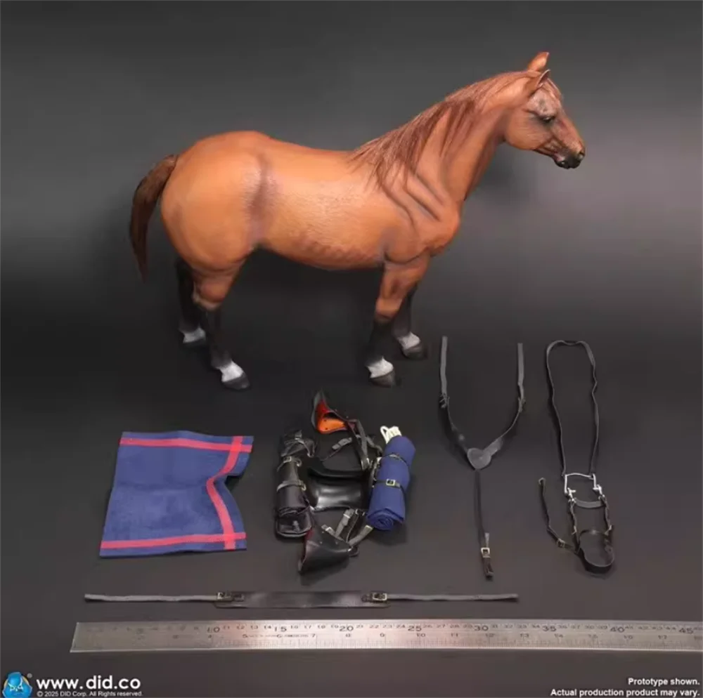 For Sale 1/6 DID E60082 NS80175 US. Civil War Soldier Horse Dress Equipment Flag PVC Material Toys Model For 12" Scene Component