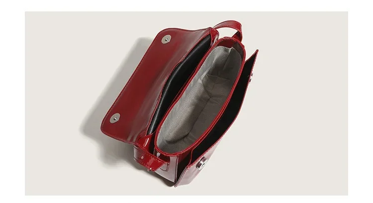 خمر المرأة حقيبة ساعي صغيرة براءات الاختراع والجلود الإناث حقيبة كتف موضة رفرف حقائب الهاتف bolsos mujer حقيبة يد للسيدات wallte