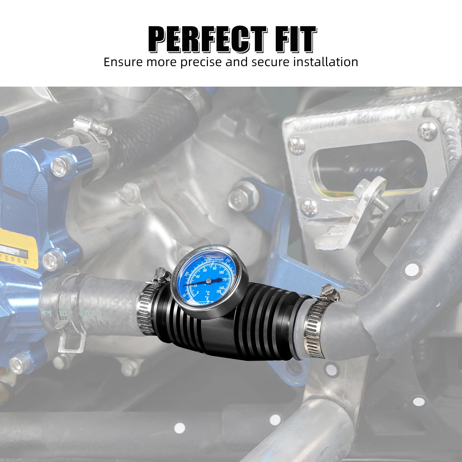 NICECNC Für Yamaha Raptor 700R 2009-2026 ATV Kühler-Wassertemperaturanzeige Kühler-Kühlmittel Für Yamaha Banshee 350 Honda – Detail 15