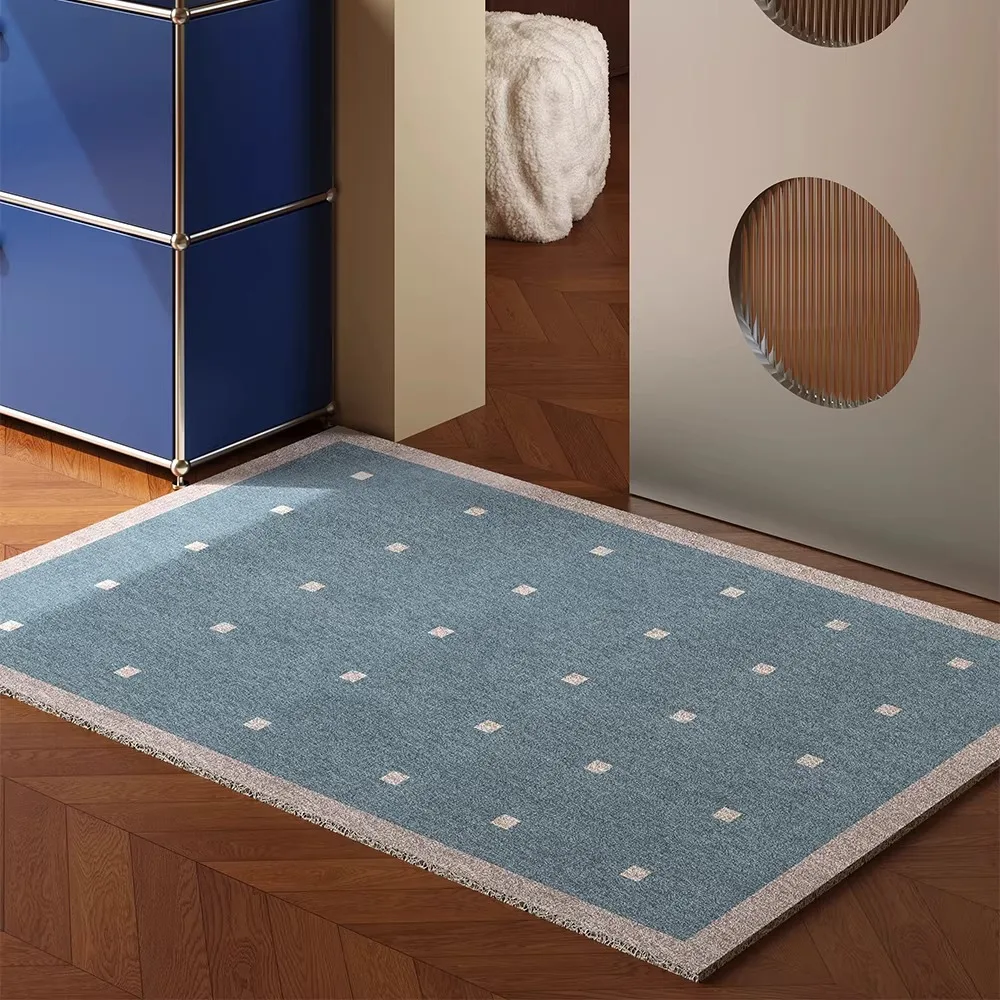 Entrance Doormat Blue Welcome Rug Non-slip Door Mats Entryway Carpet Home Decoration Dust Removal Rugs 러그 Tapete Entrada De Casa