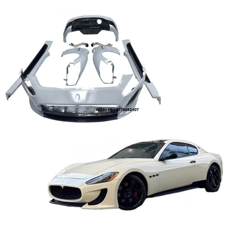 MC Style Body Kit Front Bumper Side Skirt Rear Bumper Fender Exhaust for GT Bodykit