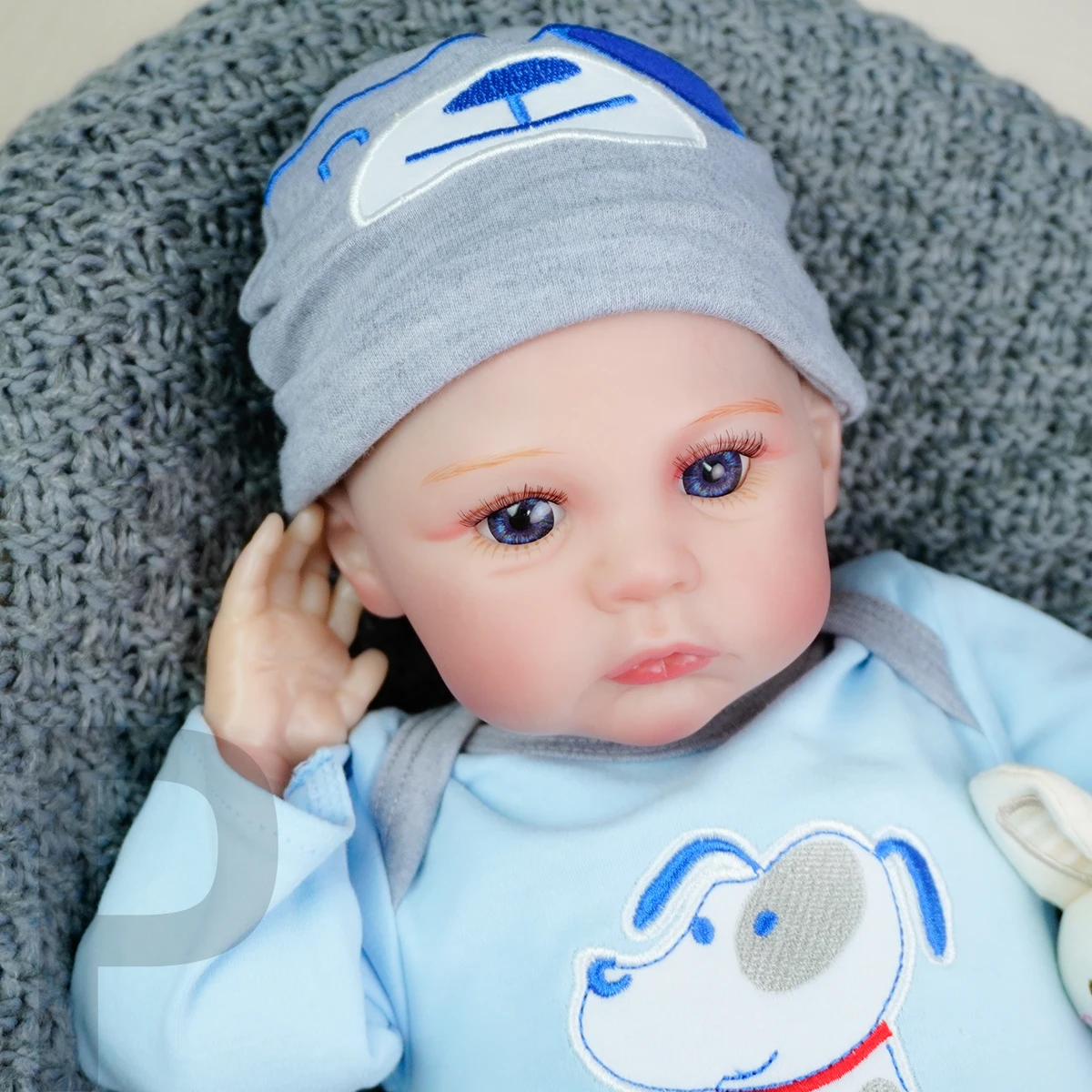 JOYORA 50CM realistische babypop 3D huid voltooid schilderij hoge kwaliteit mode wedergeboorte pop handgemaakte perfecte verjaardagscadeau