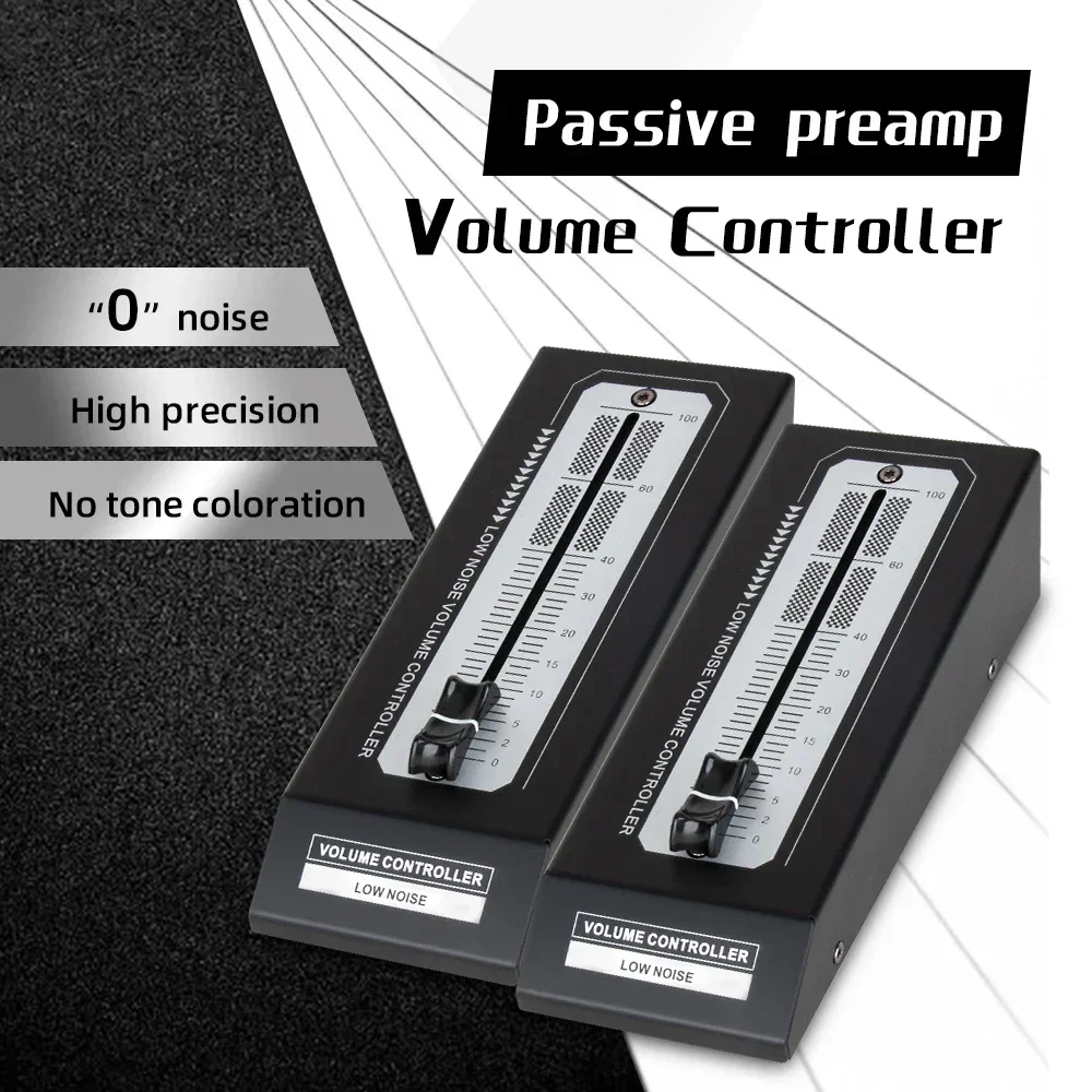 High Precision Passive Preamp Volume Controller HiFi Pre-Amplifiers Match Power Amplifiers or Active Speakers