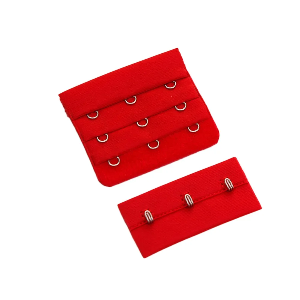 브래지어 익스텐더 스트랩 탑 란제리 속옷 액세서리, 브래지어 익스텐더 스트랩, 면 및 금속, 3 후크, 3 줄