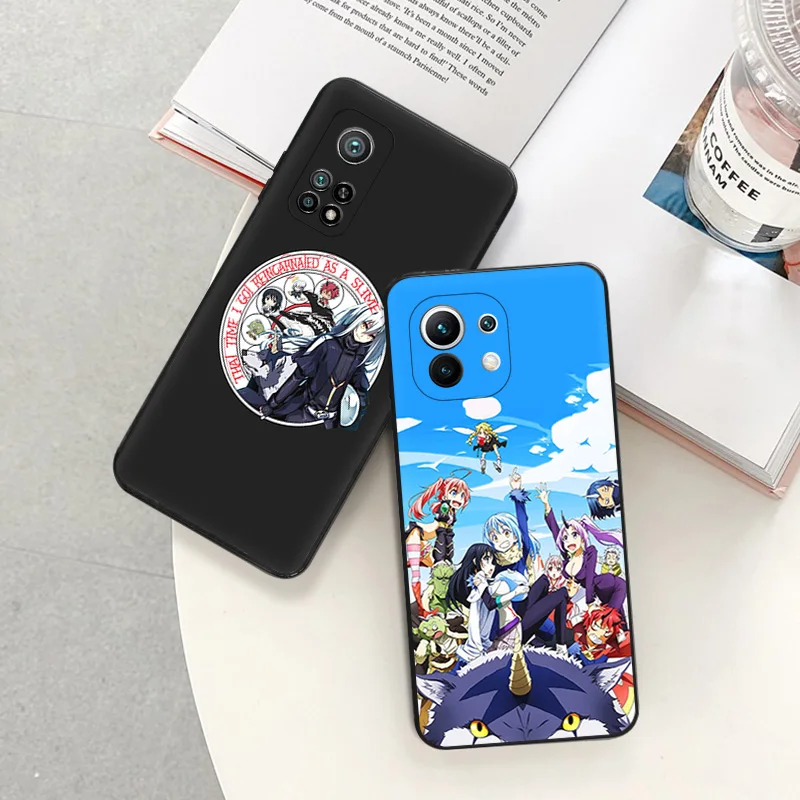 Matte Phone Case For Redmi Note 11 Pro 10 s 10s 10a 10c Xiaomi 11t 10t Note10 Lite That Time I Got Reincarnated as a Slime Cover