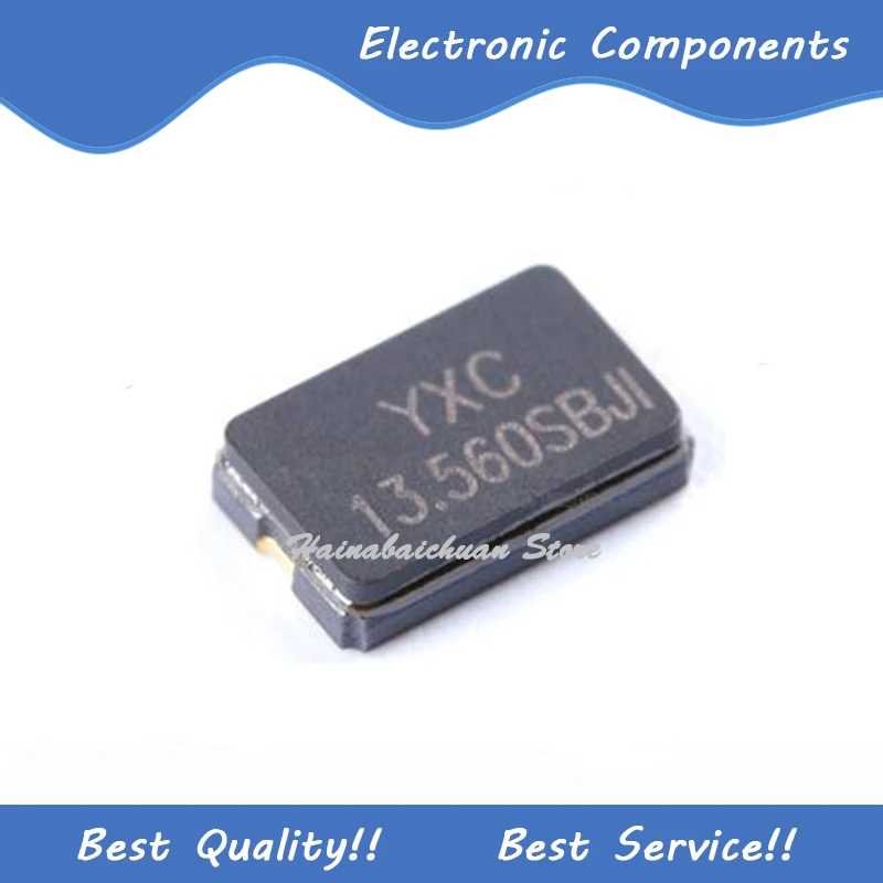 10 Pcs/Lot X50321356MSB2GI 13.560MHz ±10PPM 20pF SMD Passive Crystal Oscillator/YSX530GA New and Original In Stock