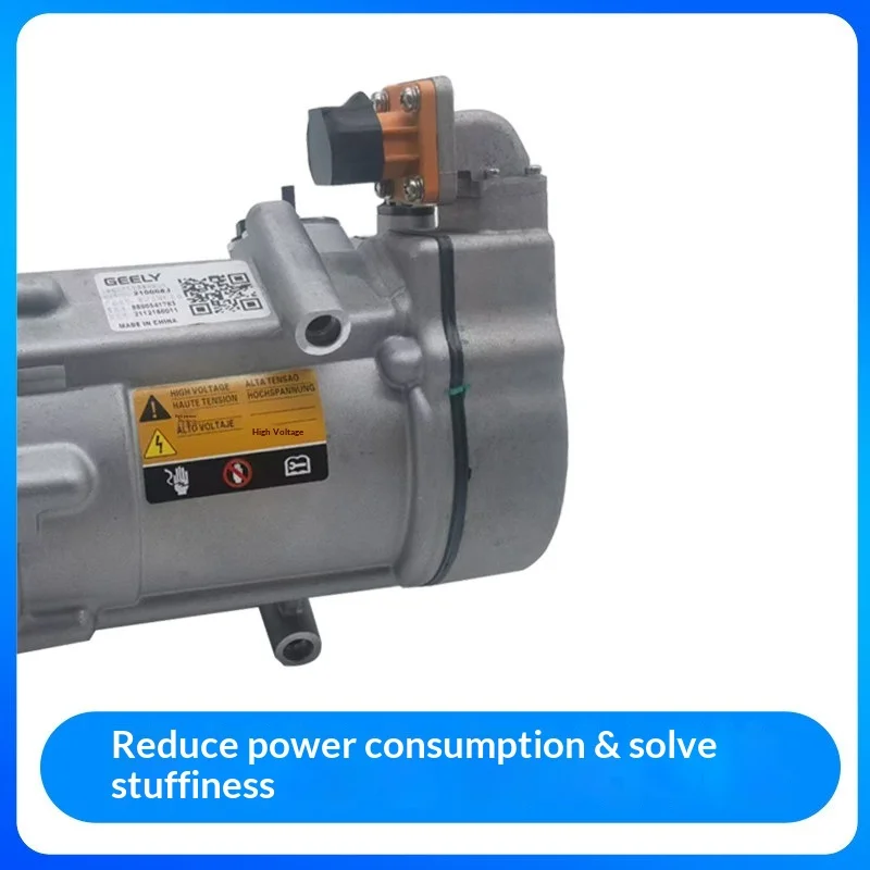 &* 12V Compatible With Lingzhi M5EV Dongfeng Fengxing S50EV Fengshen Yufeng New Energy Electric Air Conditioning Compressor