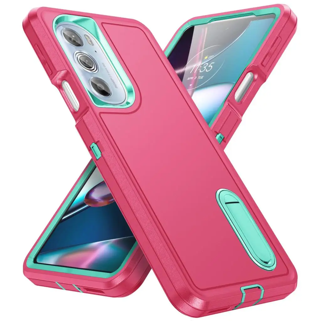 Shockproof Anti-Slip Stand Holder Case for MOTOROLA MOTO Edge 30 Pro Anti-Scratch Phone Cover for MOTOROLA Edge 30 Pro Cases